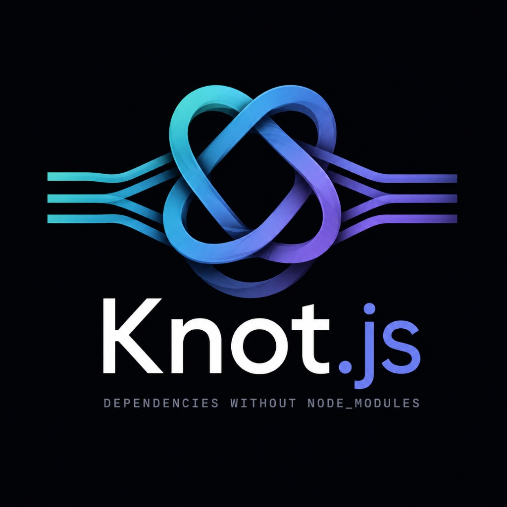 Knot.js — Dependencies without node_modules